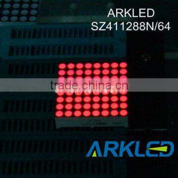 1.2 inch Dot-Matrix 8*8 5mm Diameter Red Common Anode 60*60mm LED Display