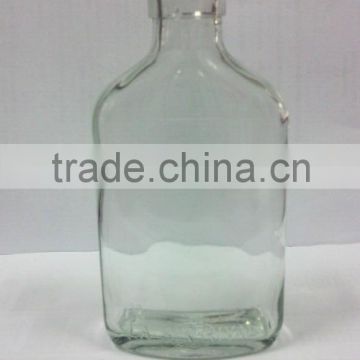 200ml flat glass bottle