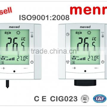 2015 menred top sell FCU thermostat with LCD LS7