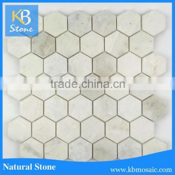 2016 kbstone white natural stone slate marble mosiac