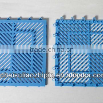 PVC With animal husbandry blue milking parlour mat