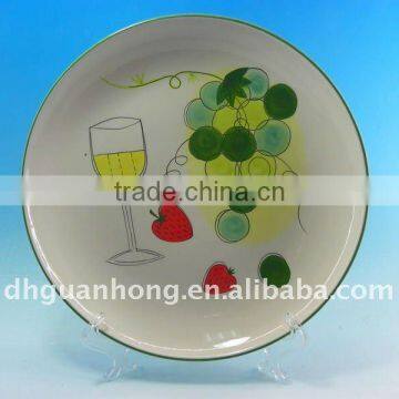 2011Colorful Fruit Ceramic Plate