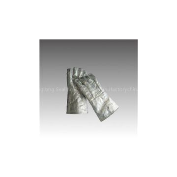 Carbon Fiber Gloves With Aluminum Foil Mitten, Finger