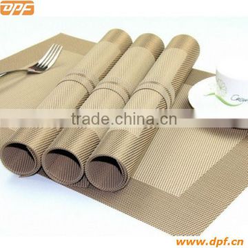PVC dining table plate mat