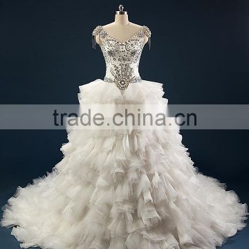 latest new gorgeous wedding dress,wedding gown, bridal gown DAV041