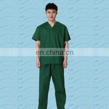 Medical disposable SMS scrub suits a kit includes coat and pants