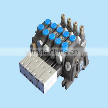 100LPM hydraulic manual control valve / pneumatic control valve producer