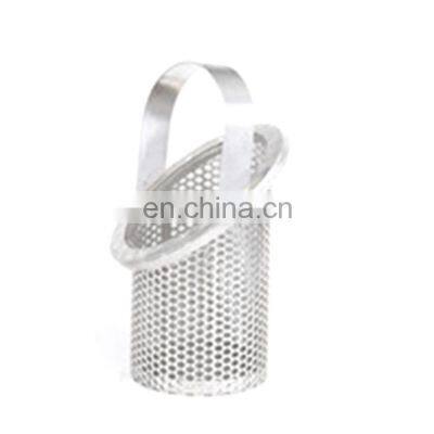 Stainless Steel Slanted Strainer Baskets Replacement Baskets for Bag Filter Housing