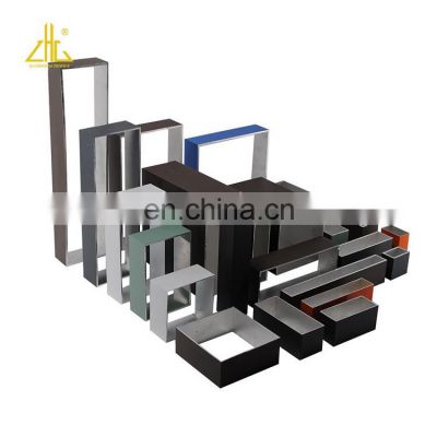 Aluminum Square Tube Sizes ZHONGLIAN Square Tubes With Existed Molds In Stock