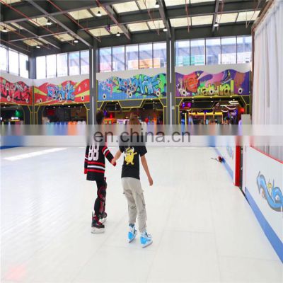 Low Friction artificial ice rink synthetic ice hockey rink