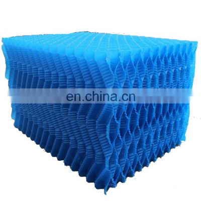 35mm pitch PVC filter bio media blue PVC fill for cooling tower