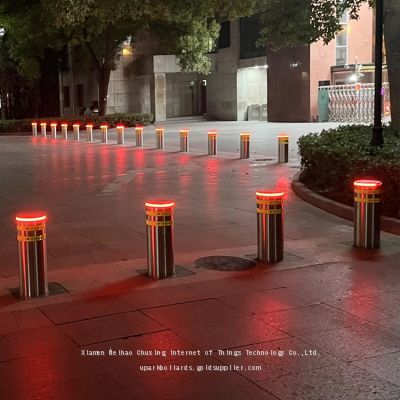 UPARK Good Quality Roadway Prevent Violent Collision Scenic Area 304 Driveway Post Automatic Rising Bollards