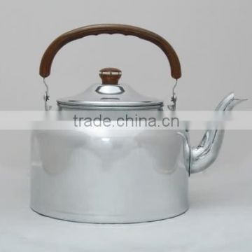 Brown Handle Aluminum Kettle all sizes