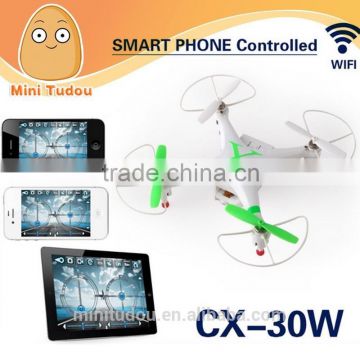 CX-30W 2.4G 6 Axis Drones With Camera HD FPV iPhone wifi control