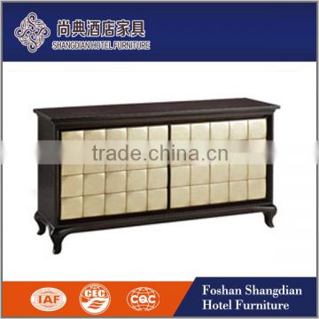 hotel public furniture/lobby furniture/gold leaf decorative cabinet with multifunctions JD-ZSG-013