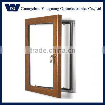 LED Advertising Frame 30mm thick Metal Key Lock Poster Frame