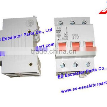 BKN D16A,Power Switch,SCHINLDER escalator Parts , Escalator Power Switch for Schinlder