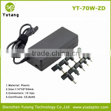 Plug In Connection and DC Output Type 70W Universal Laptop Usage ac power adapter