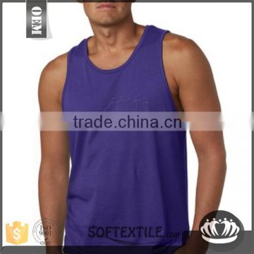 china manufacturer excellent quality comfortable stylish y back tank tops for men