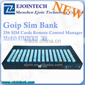 New Arrival Ejointech SIMPOOL 256 ports GSM Sim Bank for voip gateway                        
                                                Quality Choice