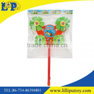 Promotional Colorful Cartoon Plastic Windmill Toy