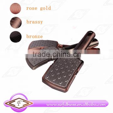 High quality electroplating colors etching stainless steel callus remover pedicure foot file
