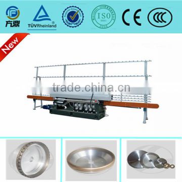 9 wheel spindles glass edge polishing machine glass grinding machine ce approved