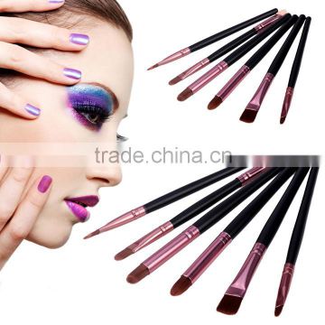 Wholesale 6 pcs Basic Eye Makeup Brush Set Including Blend Eyeshadow brush blush brush SV008763