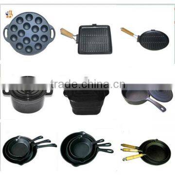 cast iron cook pot set