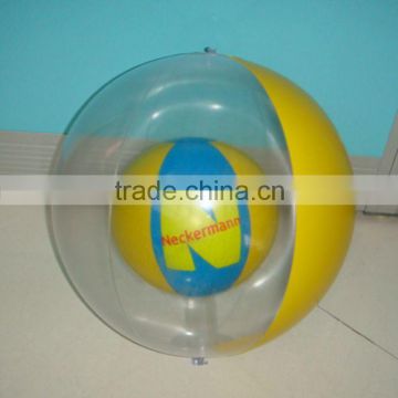 mini ball inside advertising beach ball