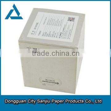 customized white box white square cardboard box