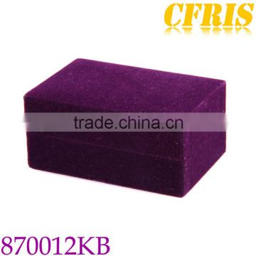 Wholesale colored velvet cufflink box