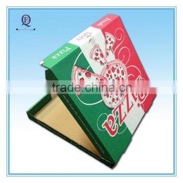 White gift pizza box packaging