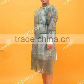 Disposable PP Olive Green Hospital Gown