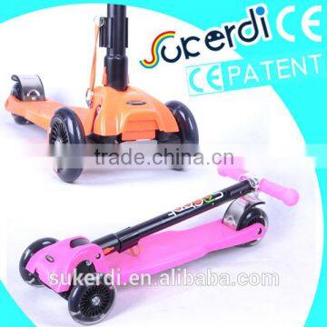 2014 new patent product high quality foldable kids kick scooter finger scooter for sale