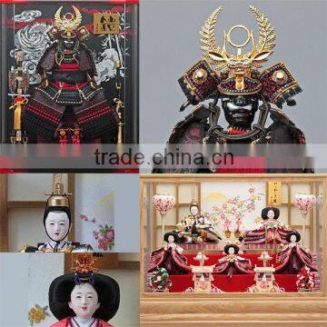 Japanese and Handcrafted japanese samurai helmet Hina Ningyo/Gogatsu Ningyo Doll with useful made in Japan