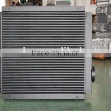 Custom made aluminum heat exchanger for loaders