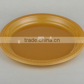 10''(26cm) colored large round plastic plates