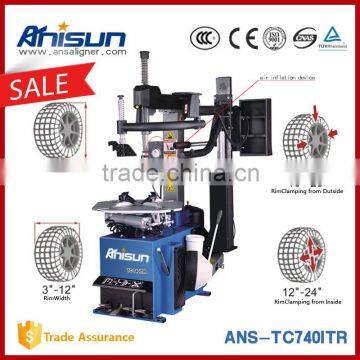 fully automatic tire changing equipment used in garage shop