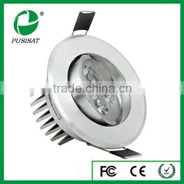 angle adjustable 3W low decay led ceiling light