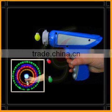 5 ed musical rope spinner led flashing gun