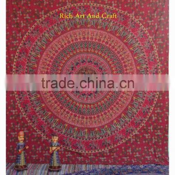Indian Decor Mandala Tapestry Wall Hanging Hippie Throw Bohemian Twin Bedspread Yoga Mat Gift