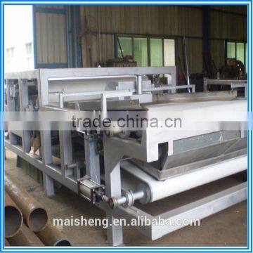 Belt filter press for waste water treatment and effluent treatment plant