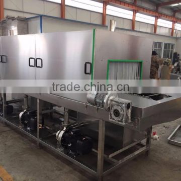 Large industrial tray washer for process line