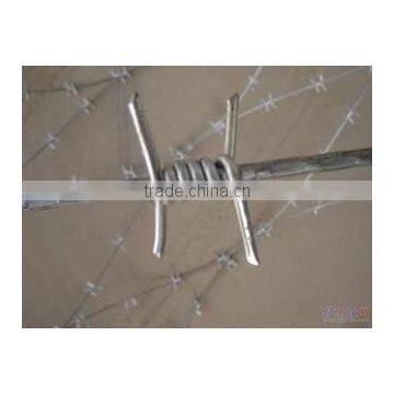 Hot Dipped Galvanized barbed wire price per roll barbed wire fence design