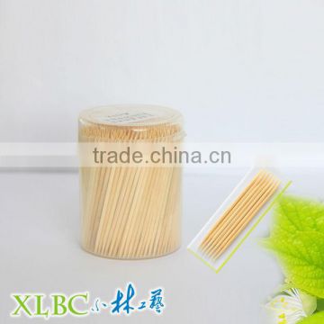 6.5cm*1.6mm PP middle ruber jar bamboo toothpicks