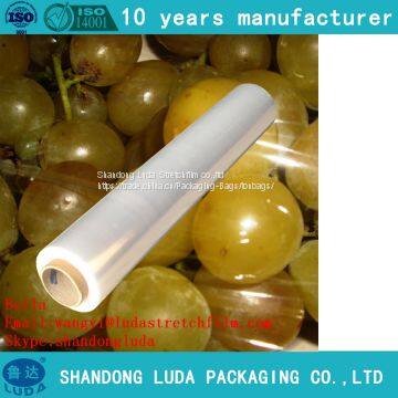 Advanced transparent PE tray plastic packaging stretch film