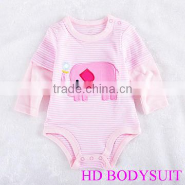 High quality baby health pink baby bodysuit
