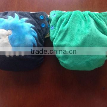 2014 Fashionable Water Proof Minky Cloth Solid Baby Diaper