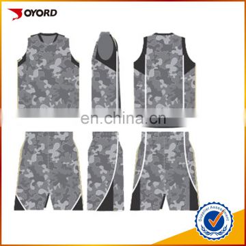 china custom design cheap basketball jersey uniform sublimation camo basketball uniforms